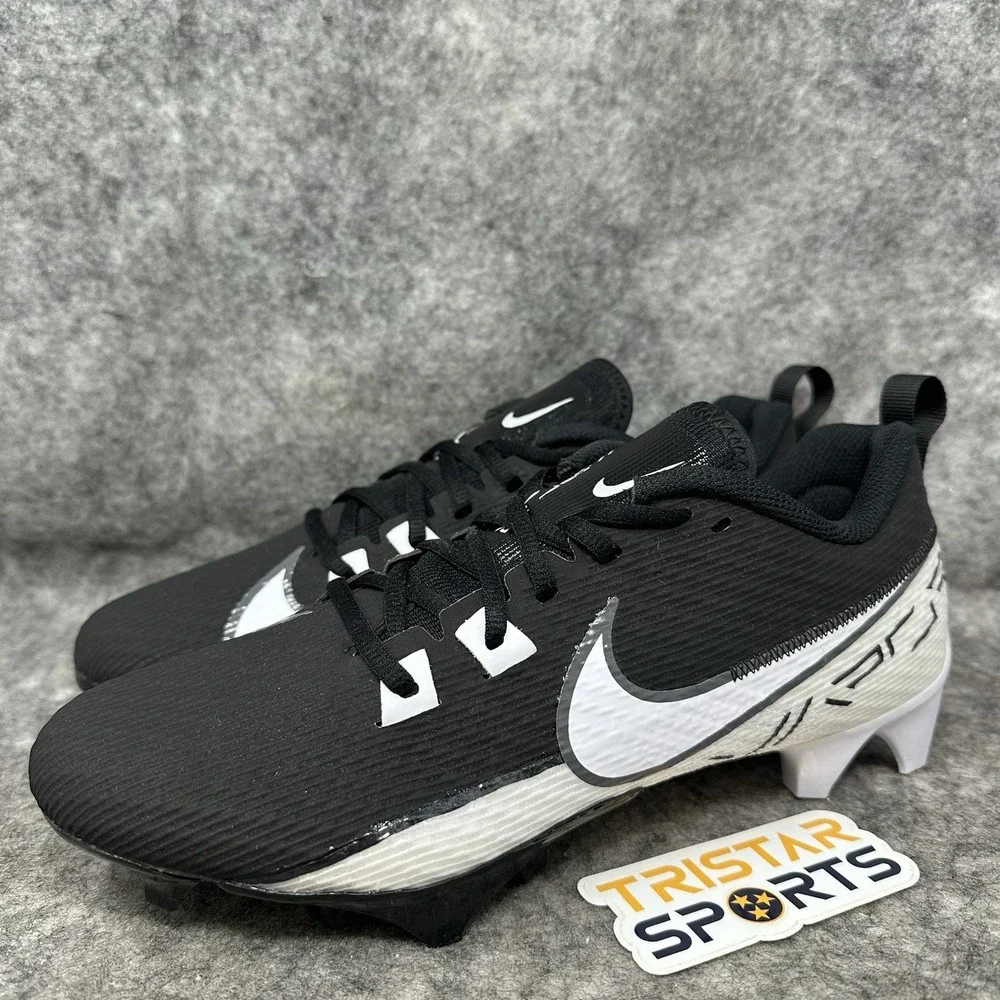 Nike Vapor Edge Speed 360 2 Football Cleats Mens Size 7 Black White DA5455-001